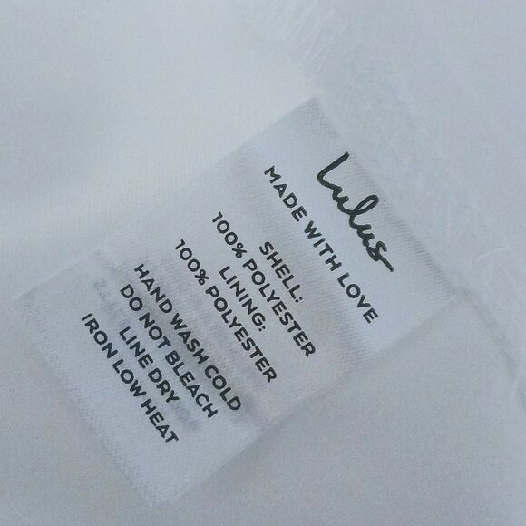 NEW Lulus Extraordinary Vow White Off-the-Shoulder Maxi Dress w/ Pockets Size S - Picture 12 of 15